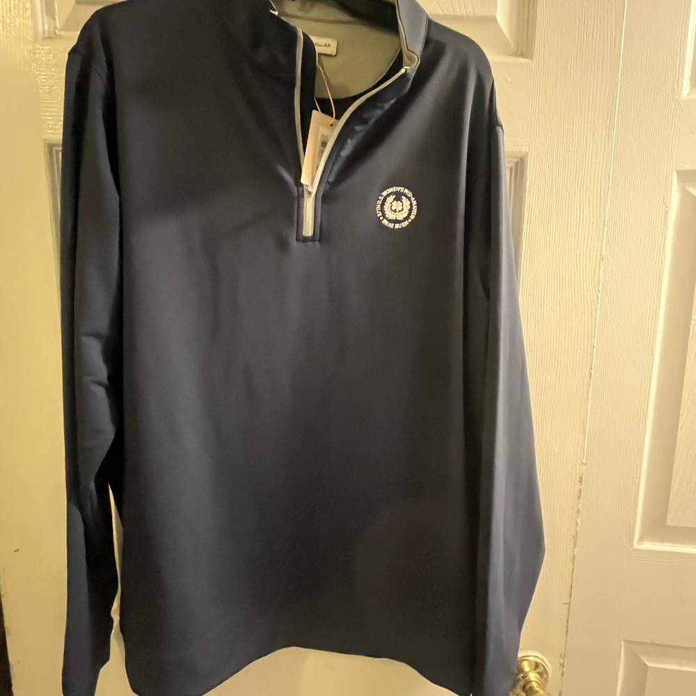 Peter Millar Midnight Blue Quarter-Zip Pullover
